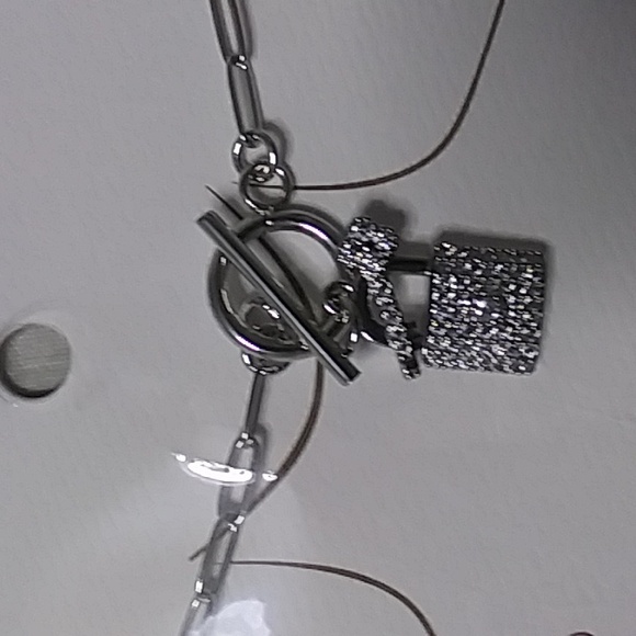 White Gold Dipped Necklace - Picture 3 of 8